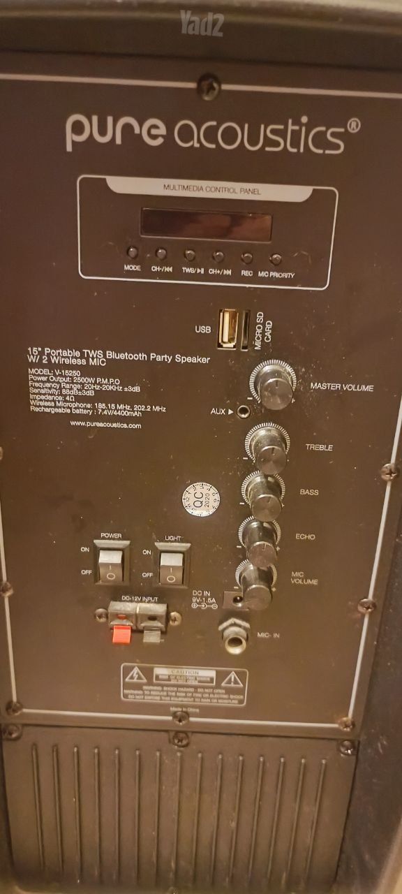 רמקול Pure Acoustics V12250