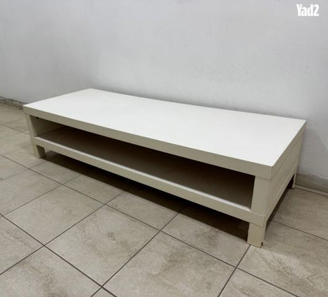 מזנון לבן נמוך לסלון