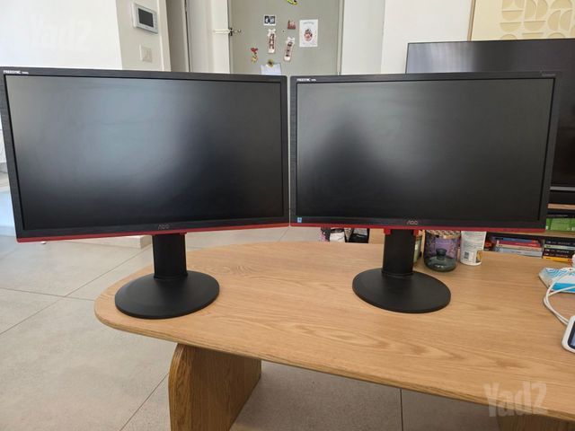 זוג מסכי AOC 144Hz