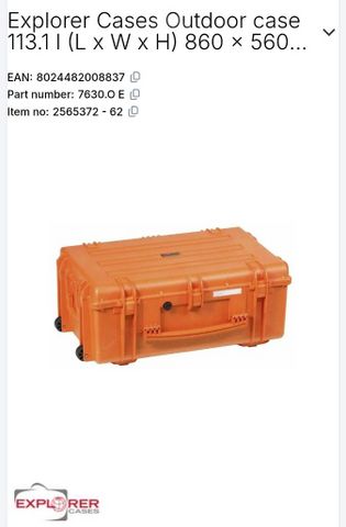 מזוודה קשיחה explorer case