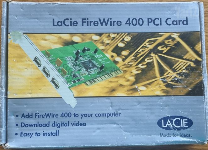 כרטיס Firewire400 LaCie