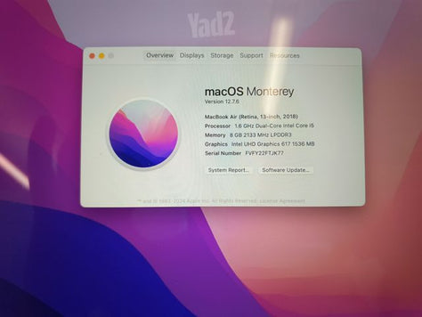 MacBook air 2018