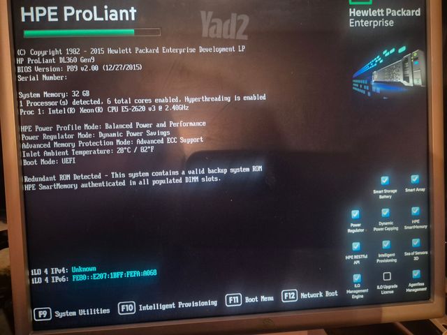 HPE ProLiant DL360 Gen9