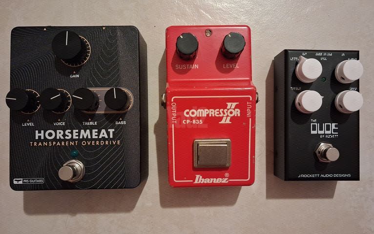 PRS, IBANEZ, ROCKETT THE DUDE