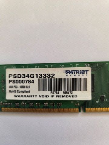 4GB  Patriot PSD34G13332