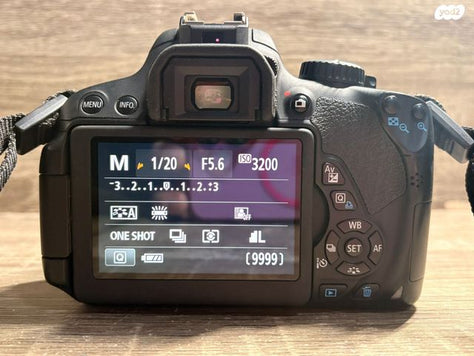 מצלמה Canon EOS 650d + 18-55mm