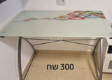 שולחן זכוכית