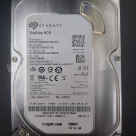 HDD 500gb דיסק קשיח