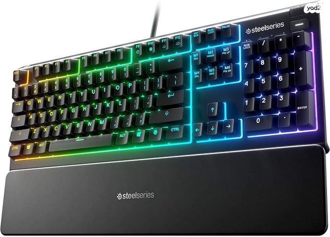 מקלדת steelseries apex 3