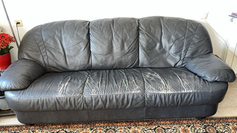 ספת עור אמיתי Natuzzi