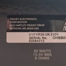 PEAVEY VYPYR 30W מגבר