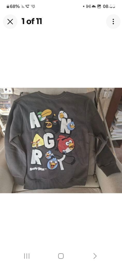 סווטשירט ,angry birds, BATMAN