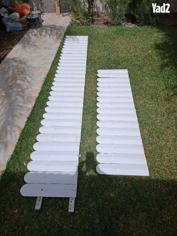 גדר לבנה pvc