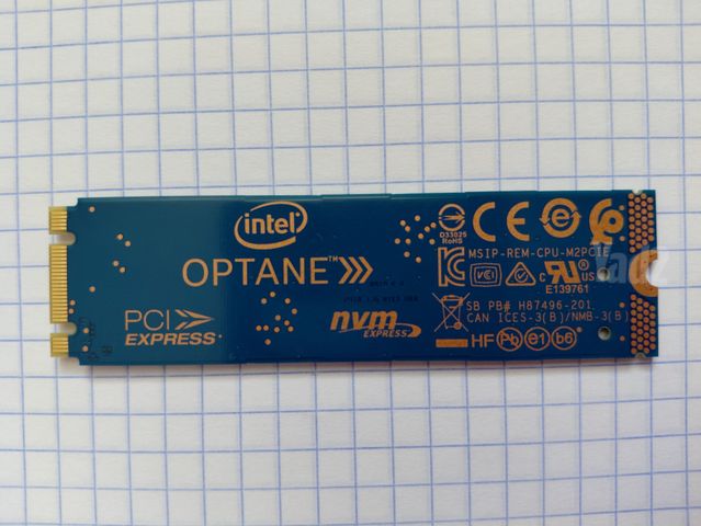 :כונן  INTEL SSD NVMe 16GB חדש