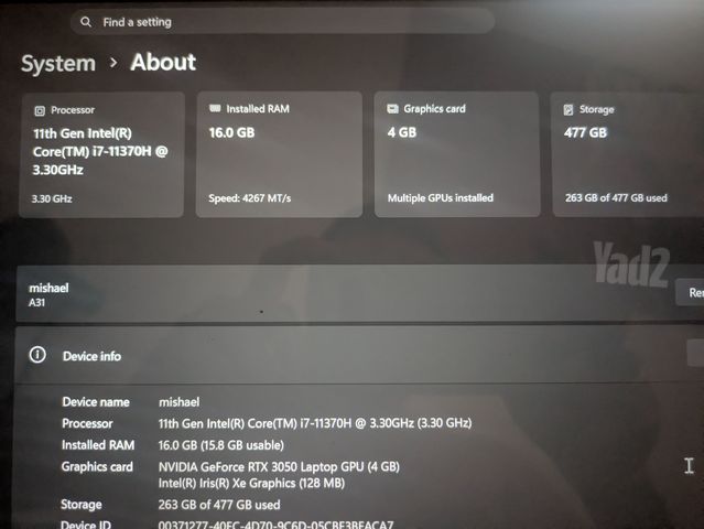 Mi Notebook Pro X14 RTX3050