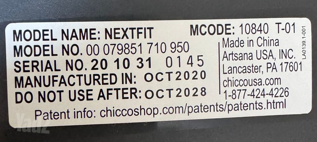 כיסא בטיחות Chicco NextFit