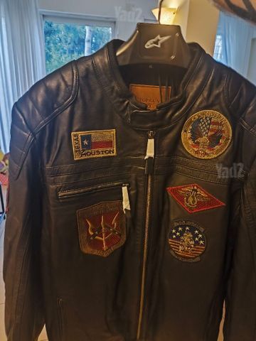 ז'קט עור TOP GUN