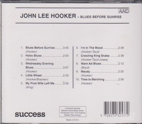 John Lee Hooker Blues Before S