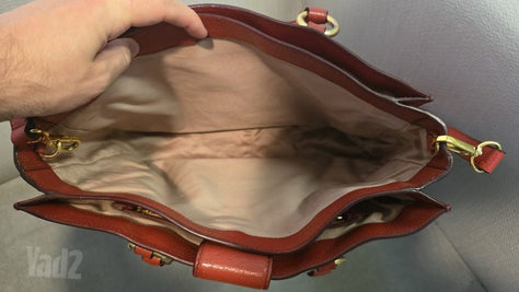 Madras Convertible Lock Tote