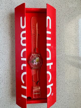 שעון swatch שקוף