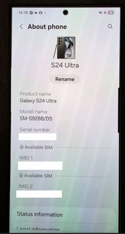 Samsung S24 Ultra