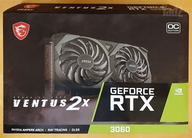 כרטיס MSI RTX 3060 2X 12G OC