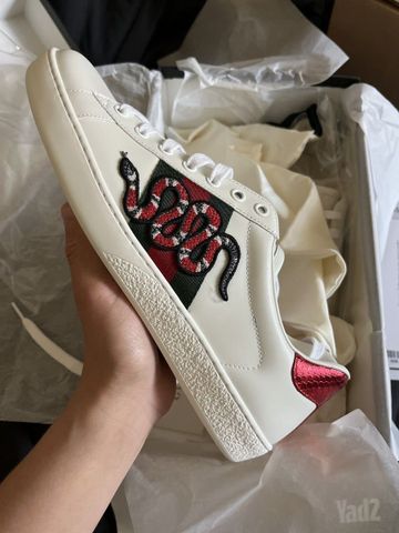 Gucci Ace Embroidered Snake
