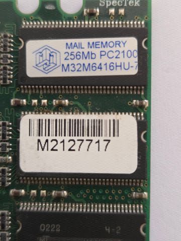 256MB PC2100 DDR1
