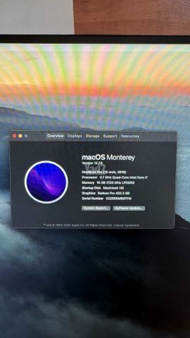 macbook pro 16 2016
