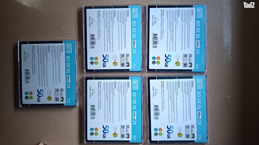 Blu Ray WRITER+דיסקים 50GB,חדש