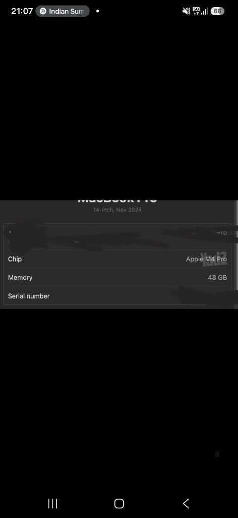 MacBook m4 pro 48GB