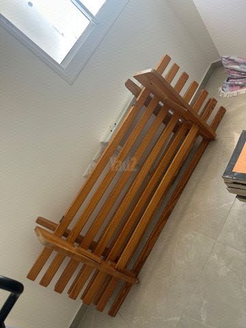 בסיס מיטה מתקפל מעץ מלא