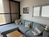 ספה 2.90 עם שזלונג