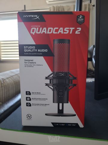 מיקרופון HyperX Quadcast 2