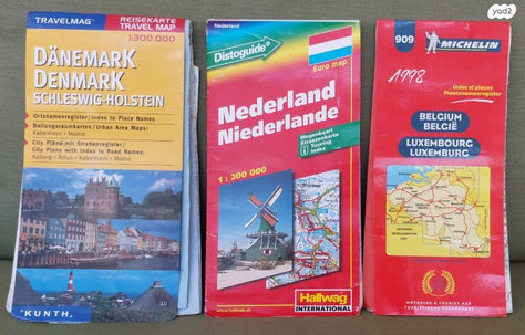 מפות הולנד בלגיה דנמרק לוקס