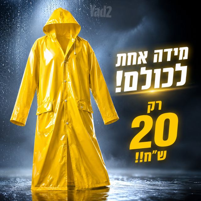 מעיל גשם מקצועי!