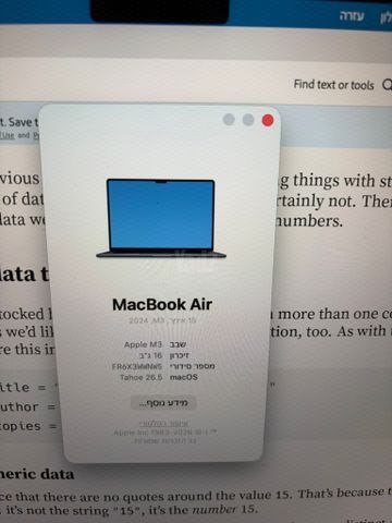 Apple macbook air M3