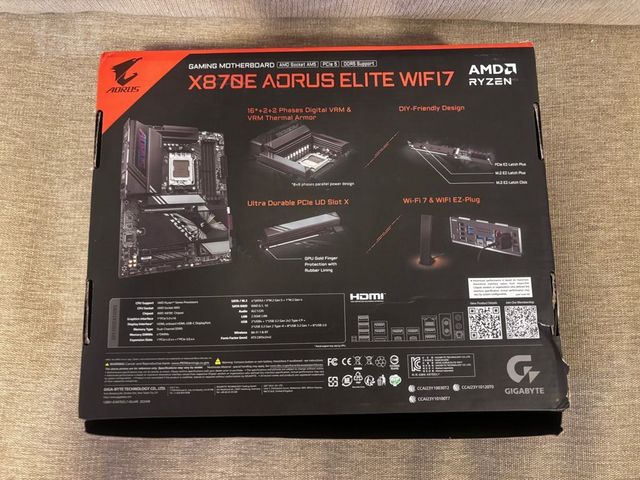 לוח אם X870E AORUS ELITE WIFI7