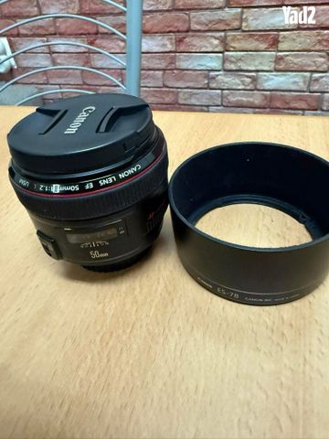 עדשה 50mm 1:1.2 L Canon