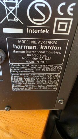 רסיבר 7.1ch Harman/Kardon