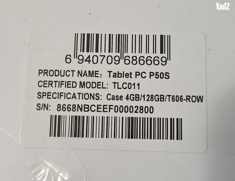 טאבלט "11 TECLAST P50S חדש