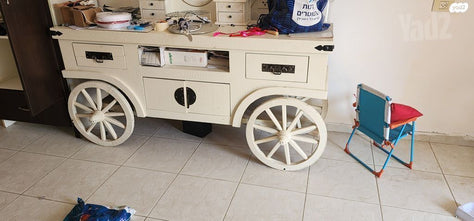 מזנון עץ מלא