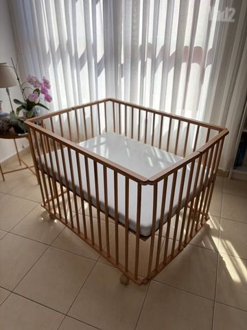 לול עץ מתקפל Olibaby