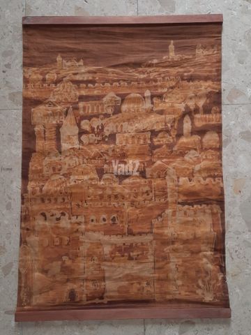 ציור על בד של ירושלים