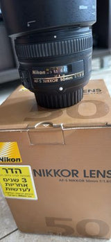 Nikkor lense af-s 50mm f/1.8G