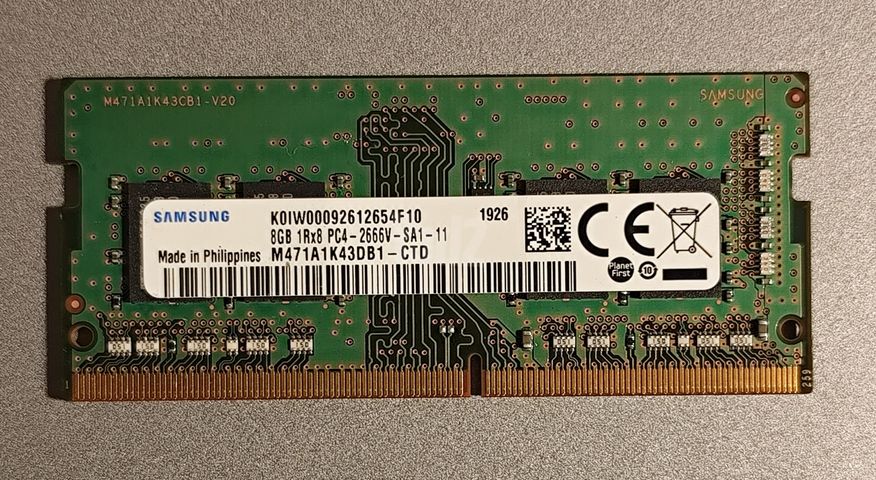 זיכרון RAM Samsung 8GB DDR4
