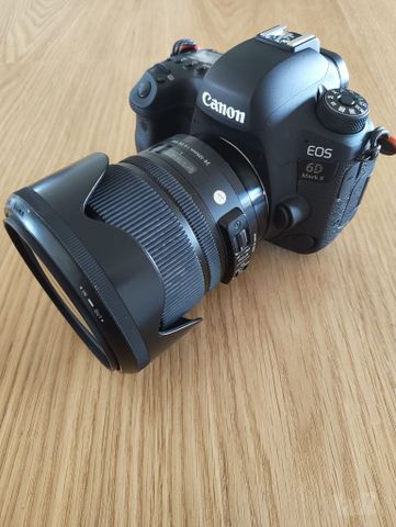 Canon 6d mk2 ועדשה