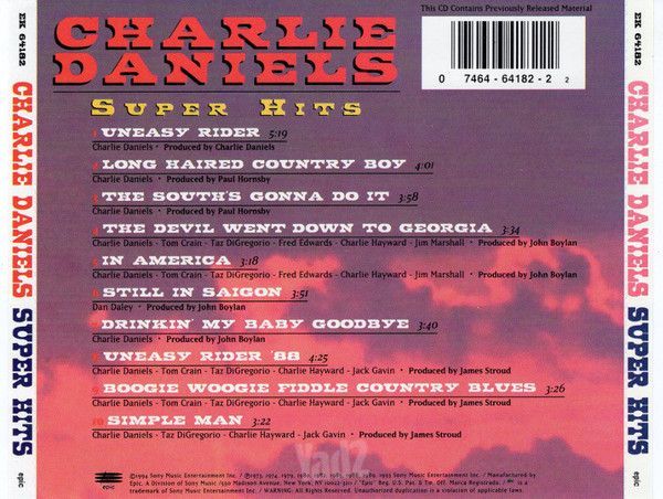 Charlie Daniels Super Hits