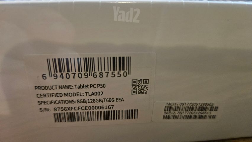 טאבלט  TECLAST P50-גודל "11