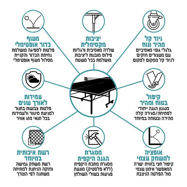 שולחן פינג פונג